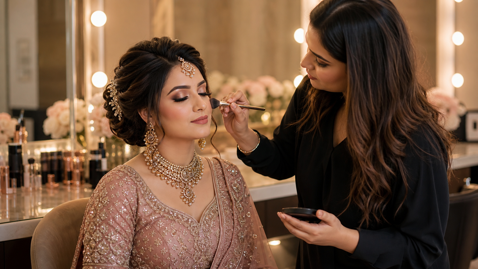 Luxury beauty studio styling experience
